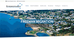 Desktop Screenshot of freemanmigration.com.au